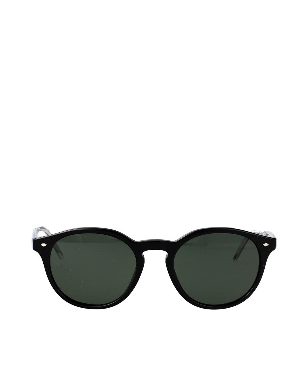 GIORGIO ARMANI Черные пластиковые солнцезащитные очки, фото 1
