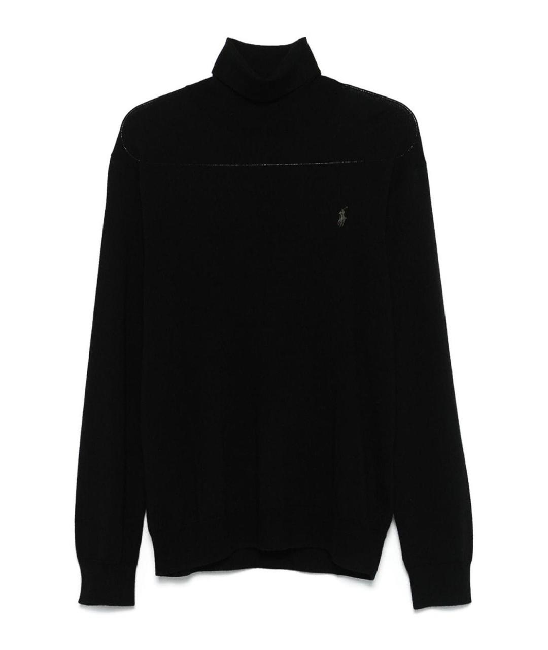 POLO RALPH LAUREN Черный шерстяной джемпер / свитер, фото 1