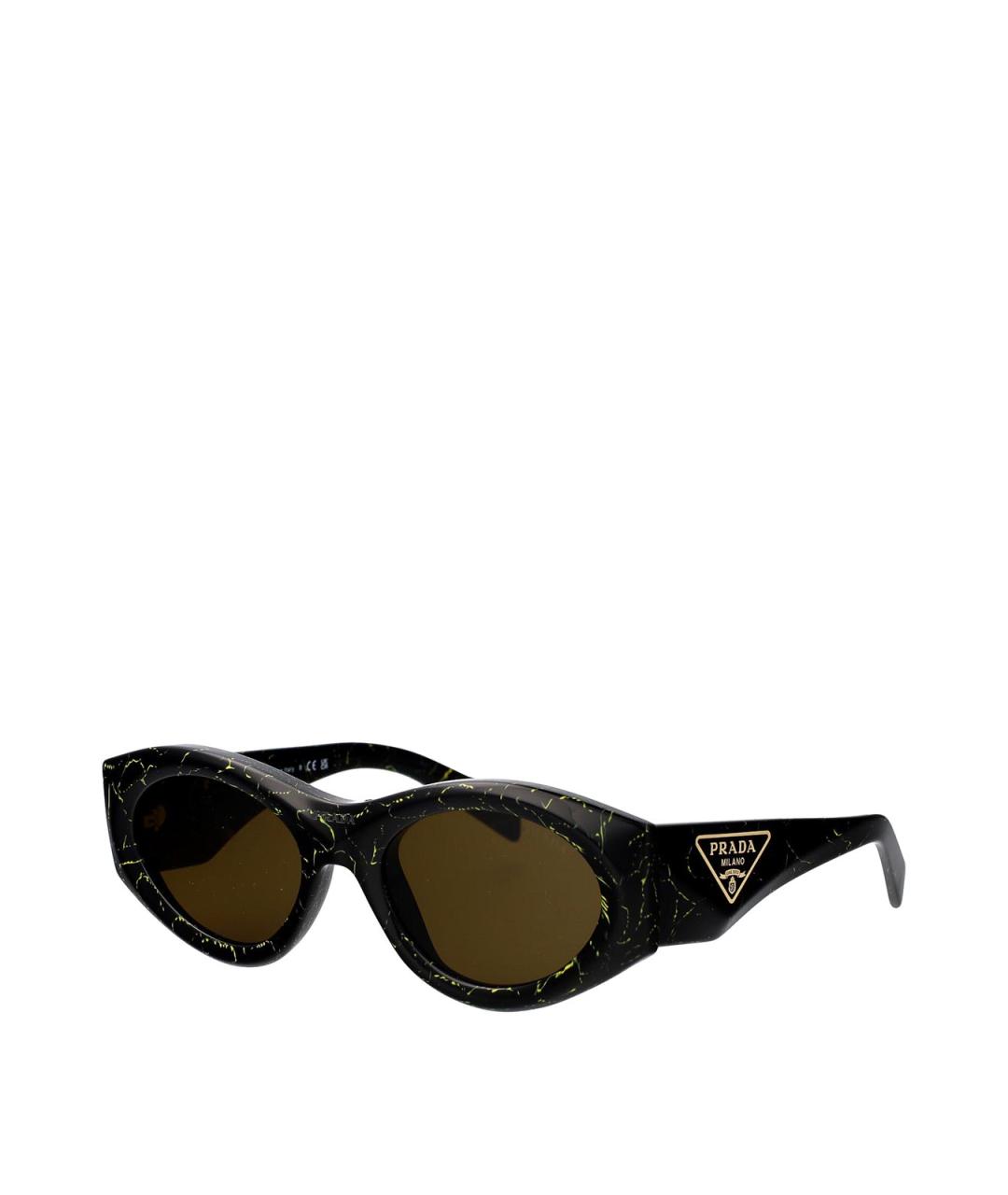 PRADA Черные солнцезащитные очки, фото 2