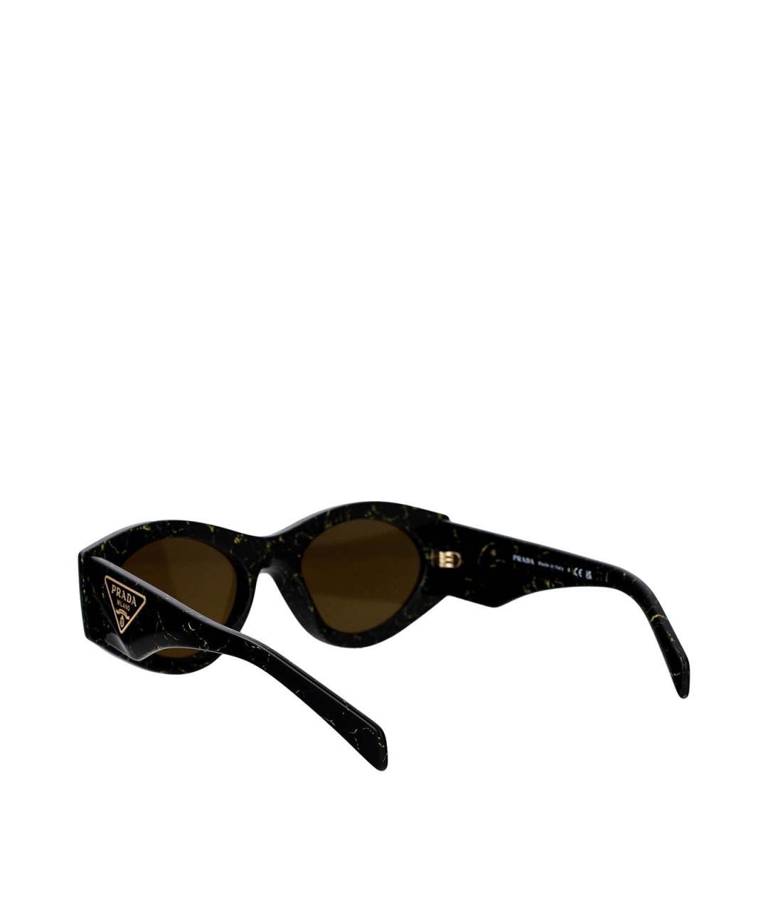 PRADA Черные солнцезащитные очки, фото 4
