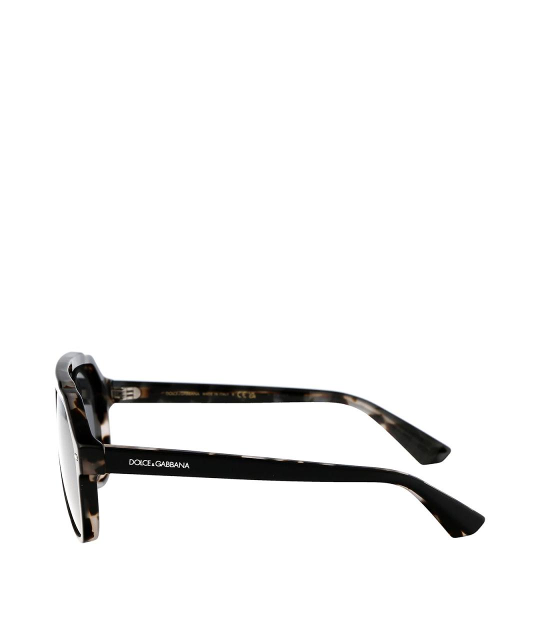 DOLCE&GABBANA Черные солнцезащитные очки, фото 3