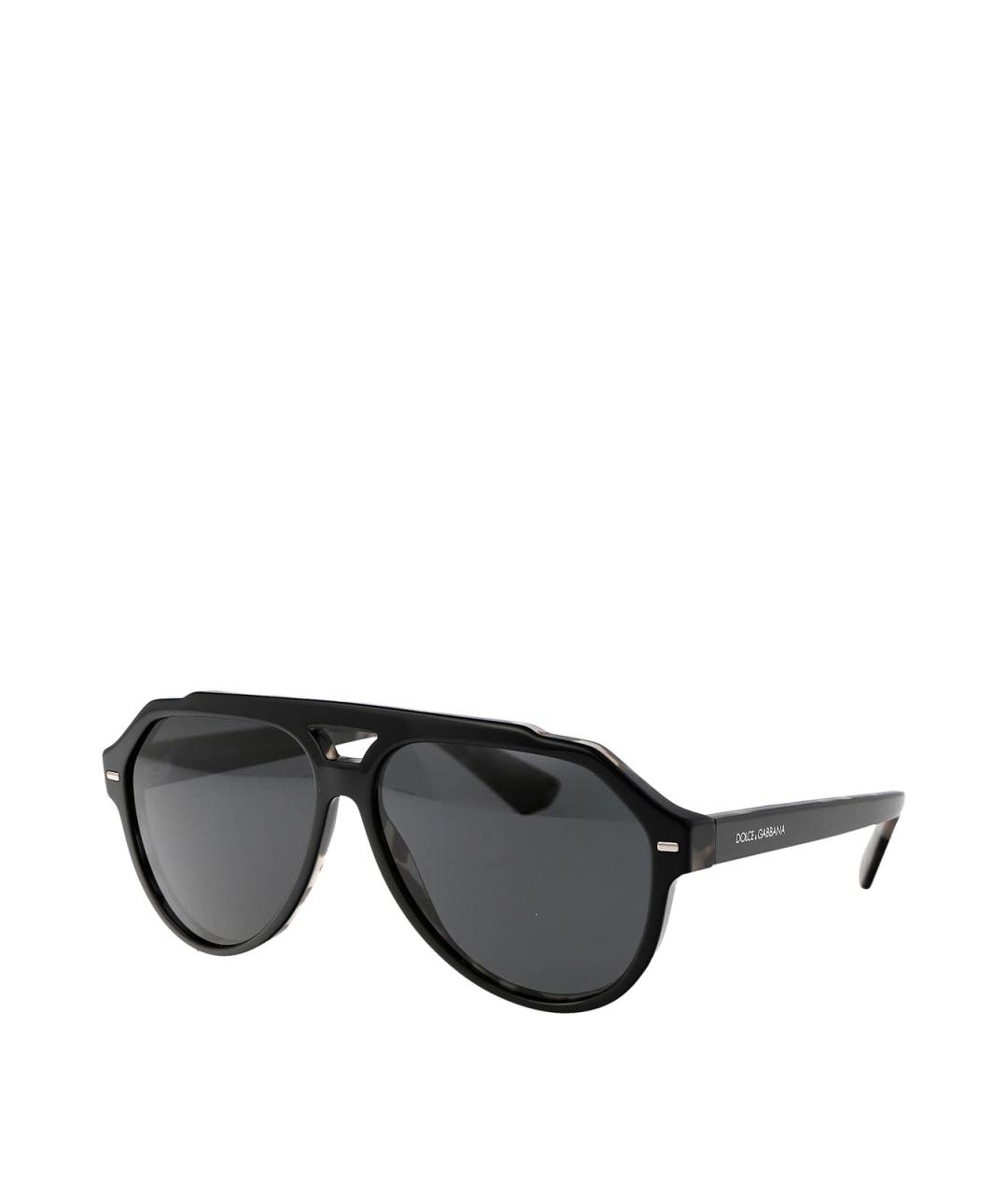 DOLCE&GABBANA Черные солнцезащитные очки, фото 2