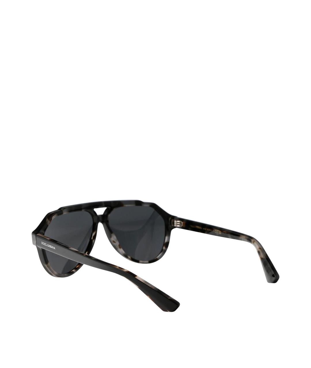 DOLCE&GABBANA Черные солнцезащитные очки, фото 4