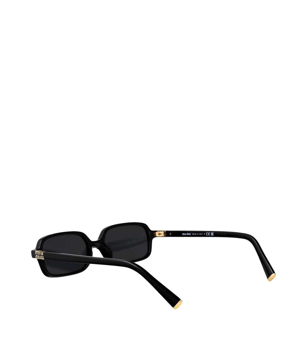 MIU MIU Черные солнцезащитные очки, фото 4