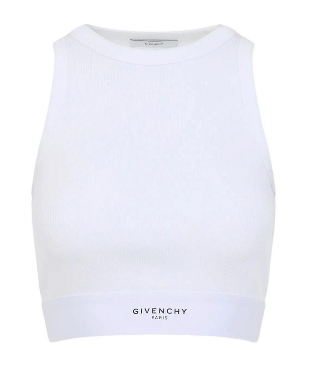 GIVENCHY Белая хлопковая майка, фото 1