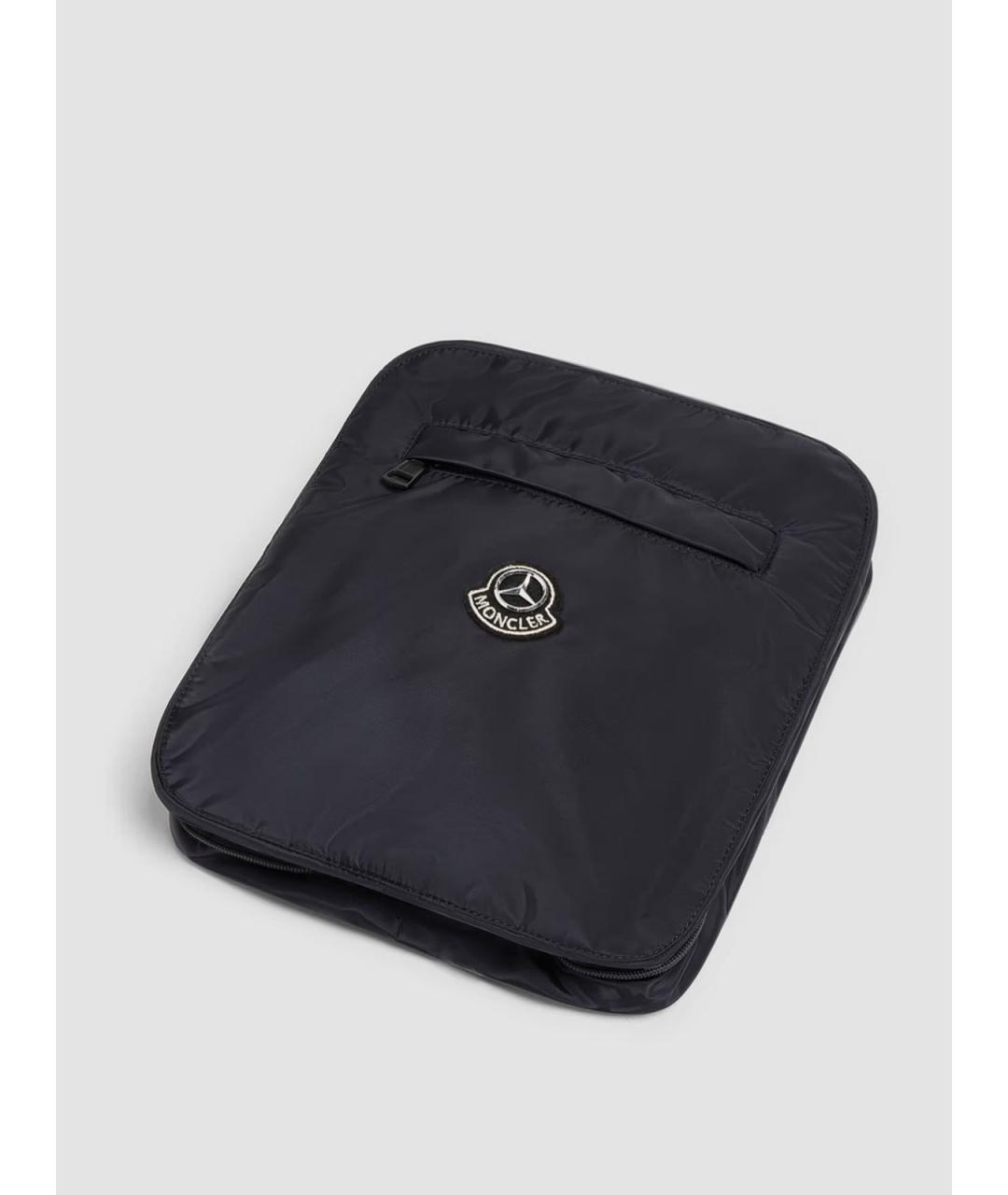 MONCLER Синие полиамидовые шорты, фото 6
