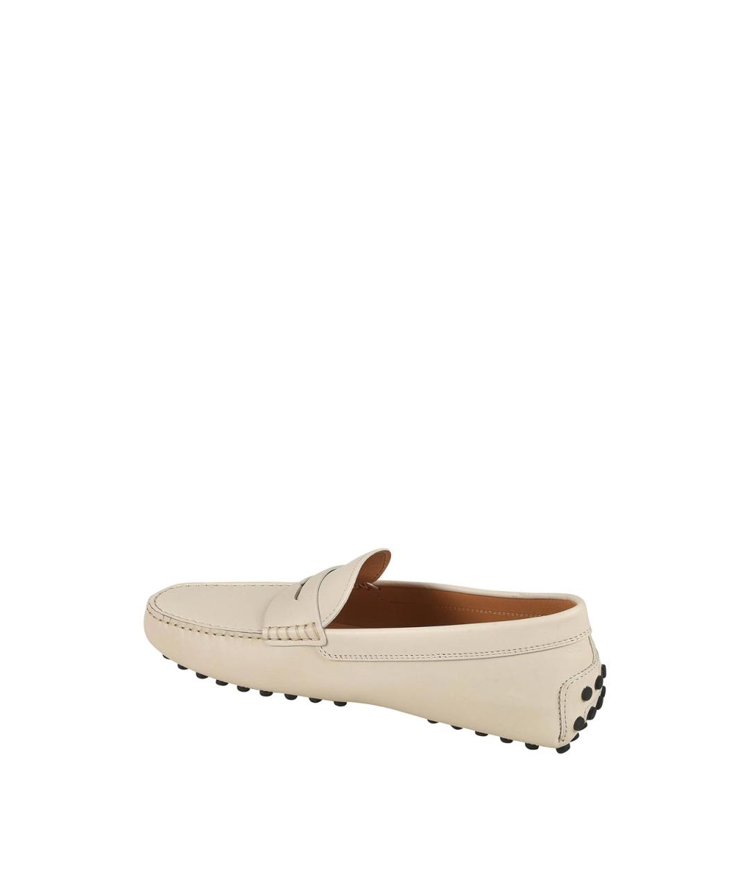 TOD'S Бежевые мокасины, фото 3