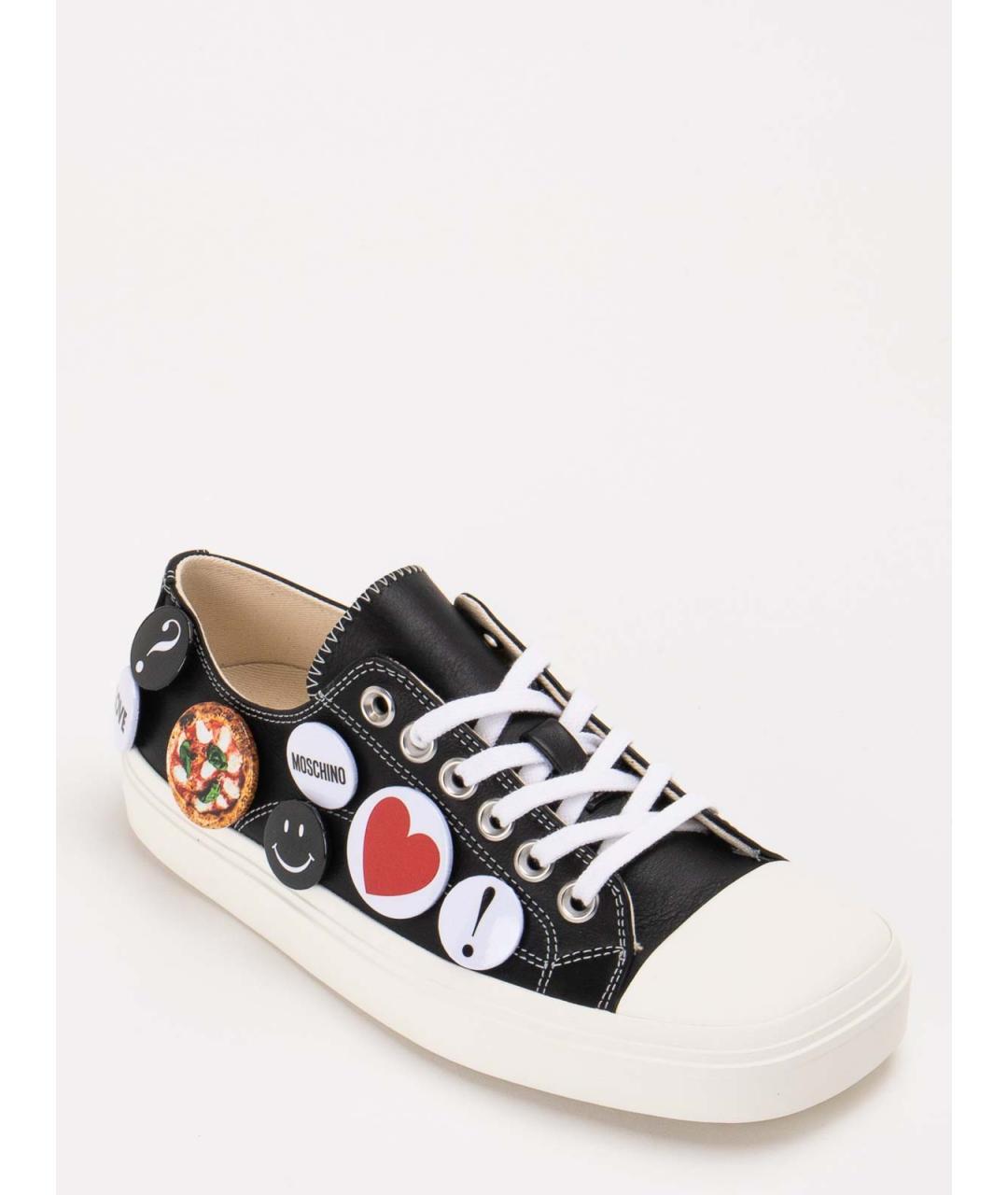 MOSCHINO Черные резиновые кроссовки, фото 3