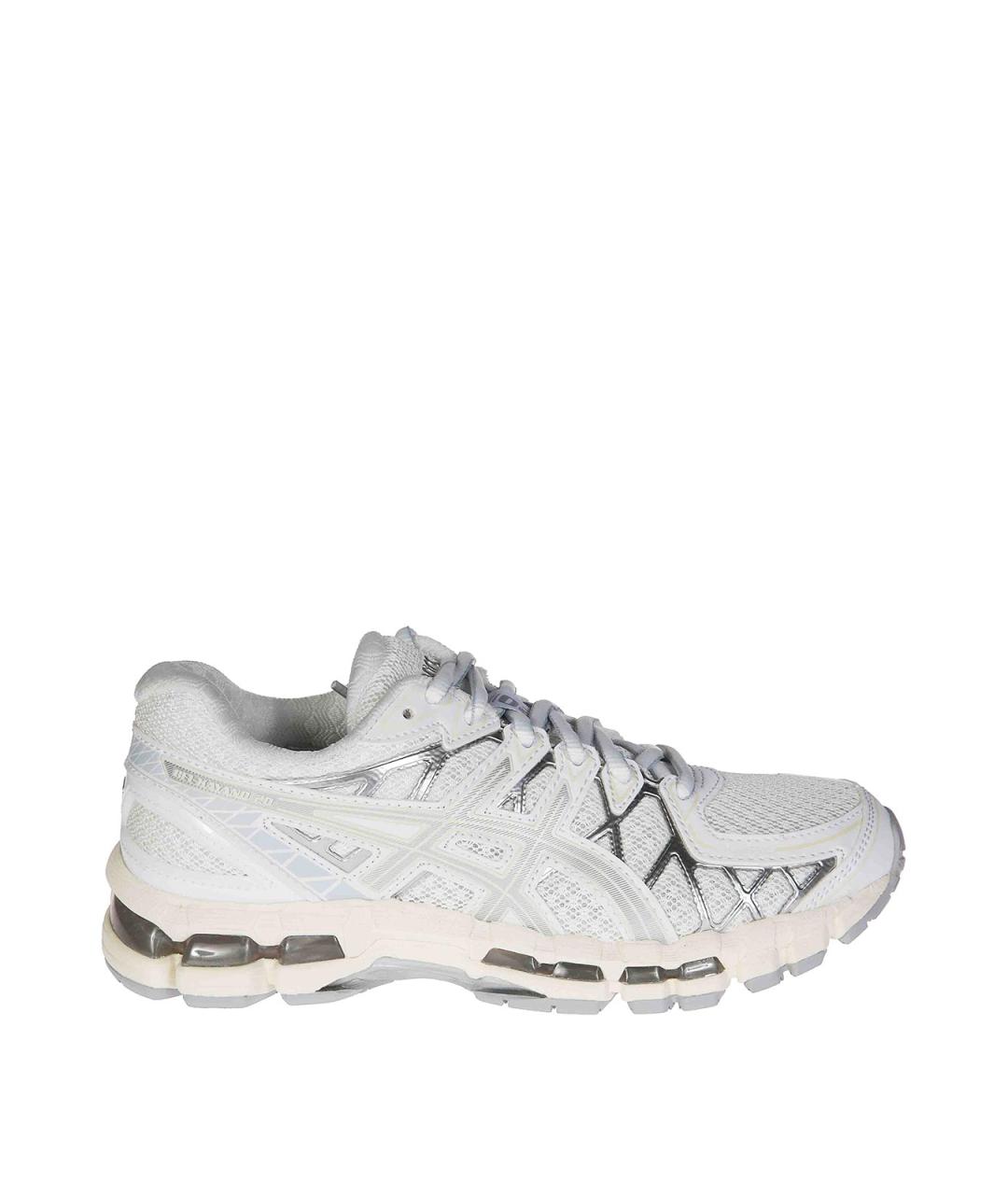 ASICS Белые текстильные кроссовки, фото 1