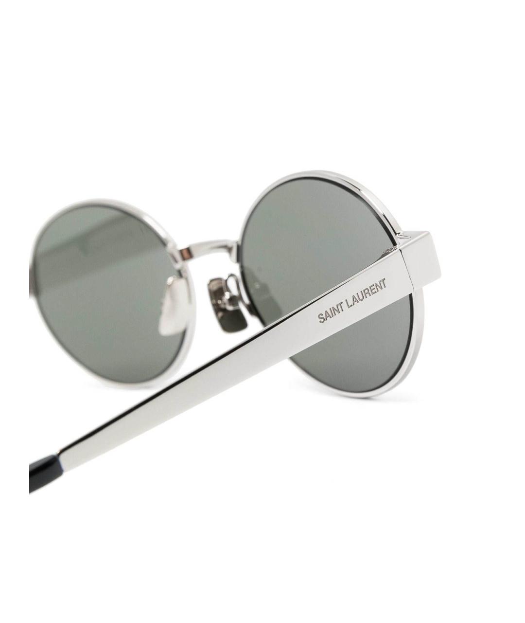 SAINT LAURENT Серые солнцезащитные очки, фото 3