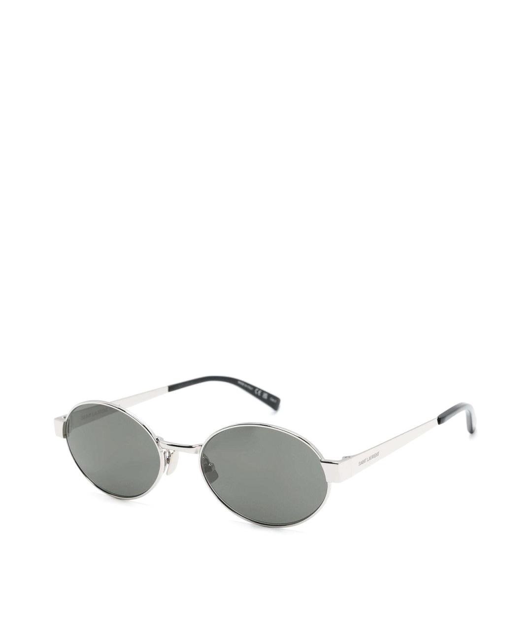 SAINT LAURENT Серые солнцезащитные очки, фото 2