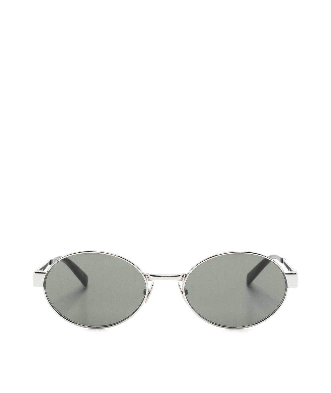 SAINT LAURENT Серые солнцезащитные очки, фото 1