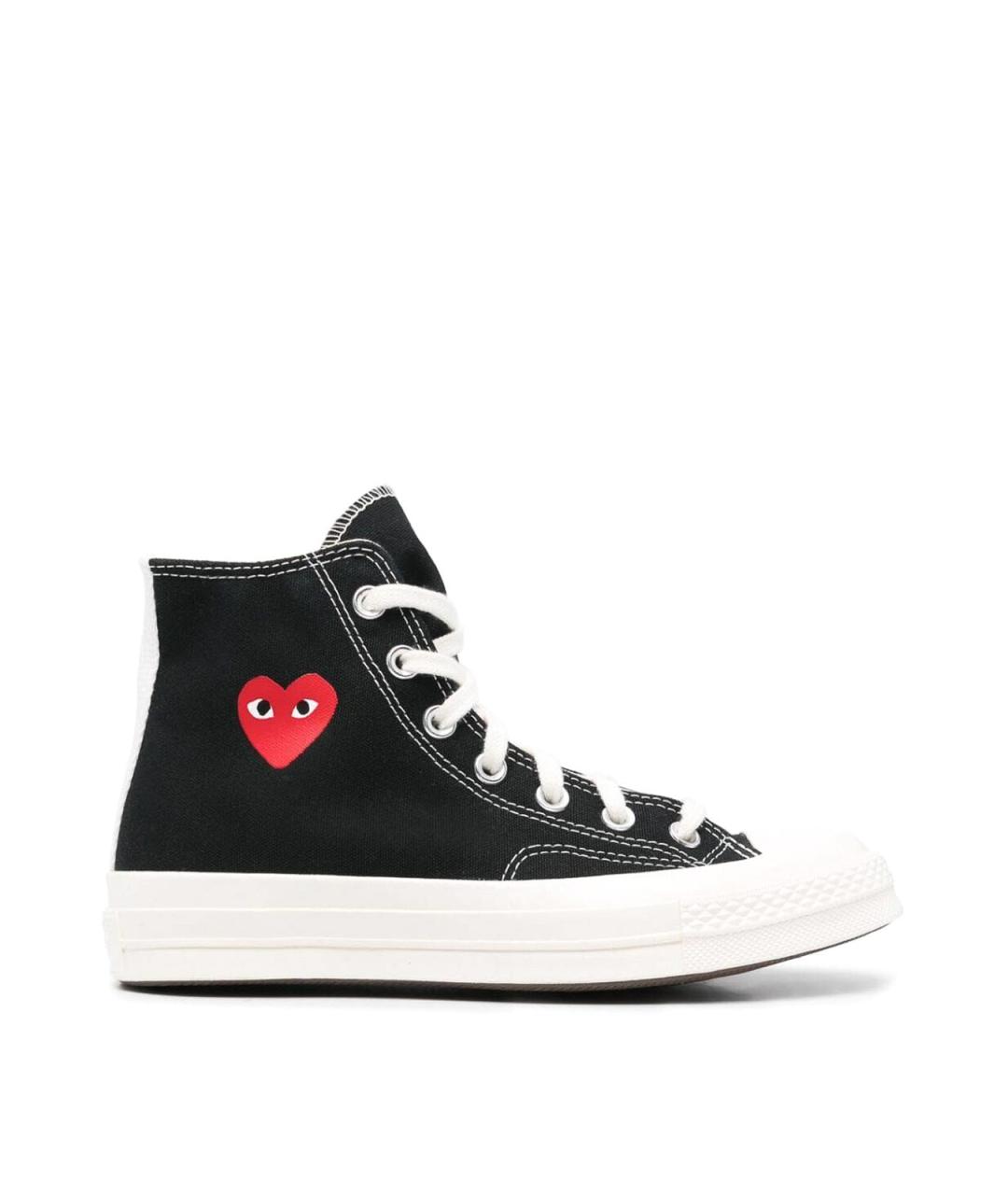 COMME DES GARÇONS Красные текстильные низкие кроссовки / кеды, фото 1