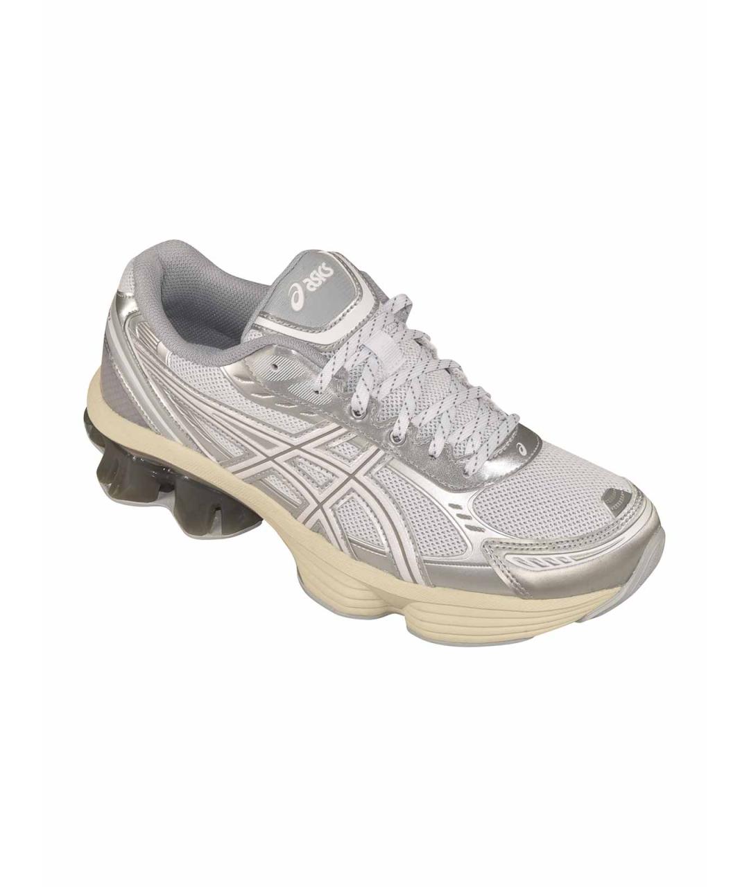 ASICS Белые текстильные низкие кроссовки / кеды, фото 2