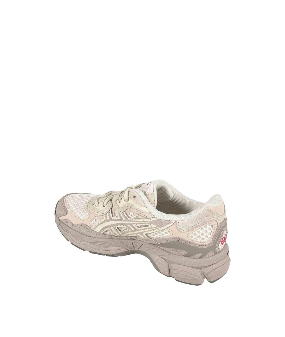 ASICS Белые текстильные низкие кроссовки / кеды, фото 3