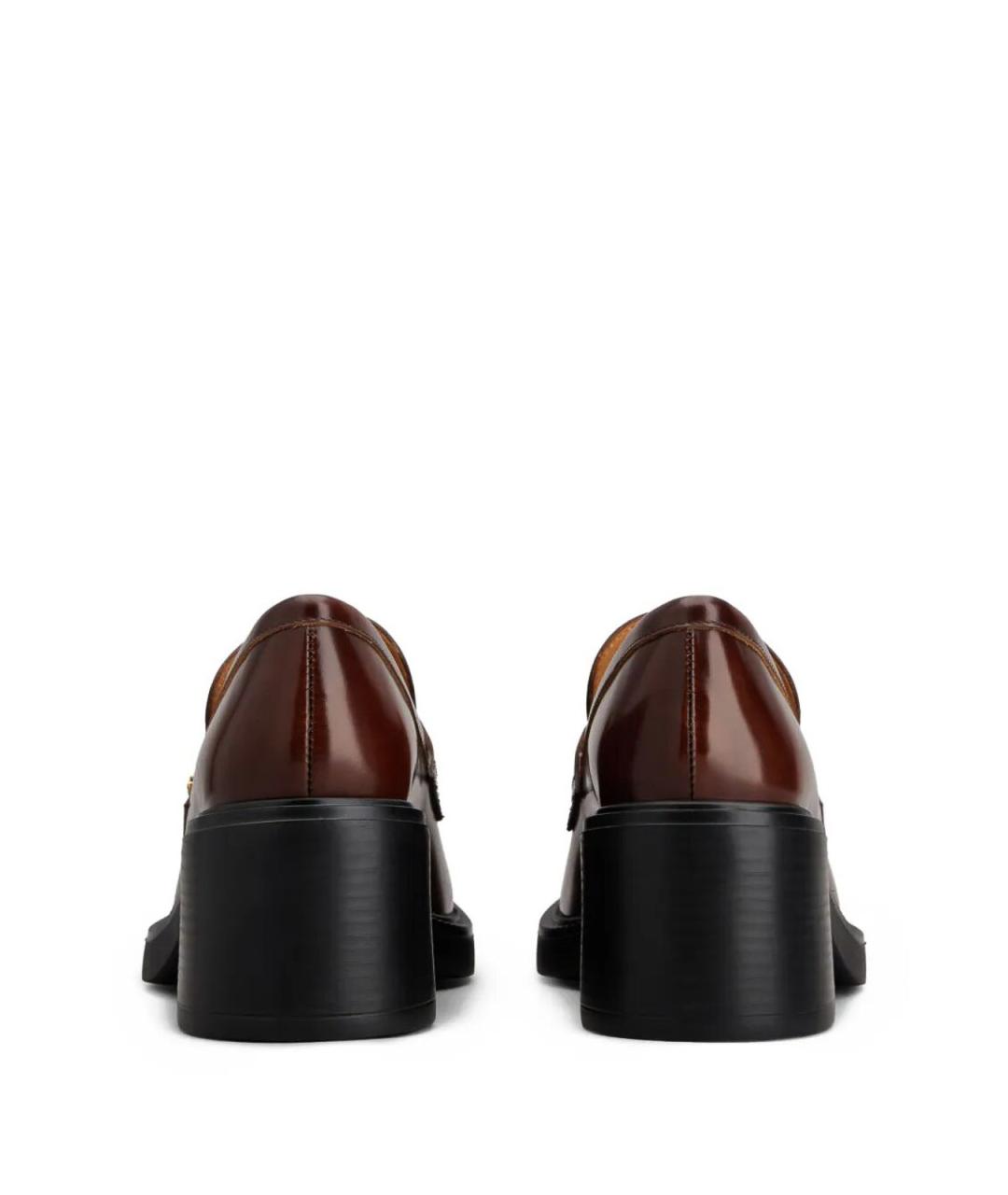 TOD'S Коричневые кожаные лоферы, фото 3