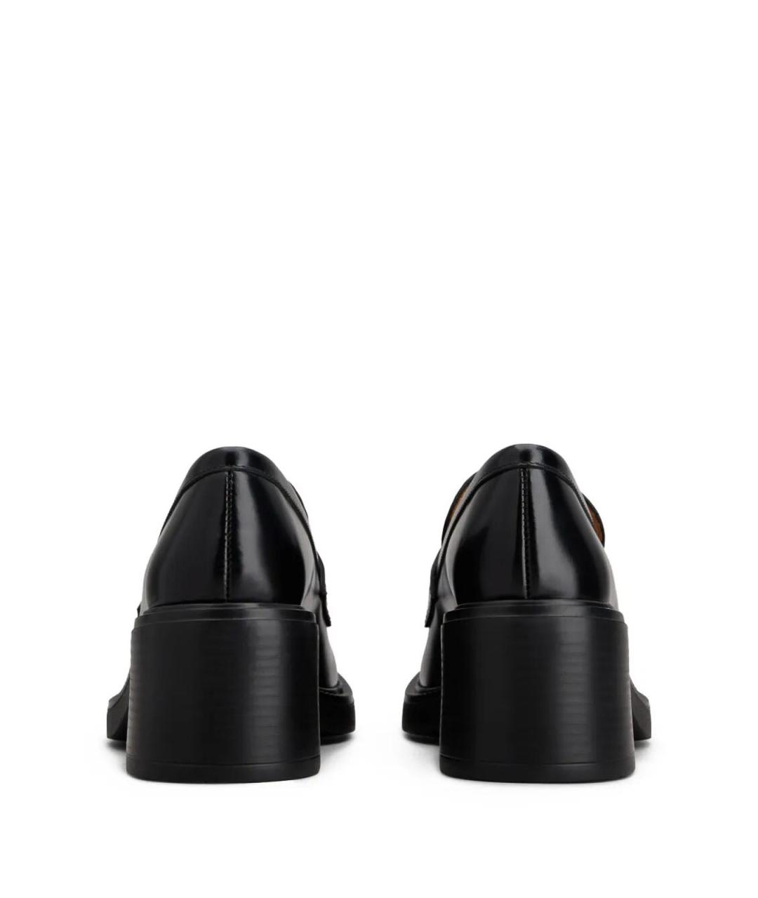 TOD'S Черные кожаные лоферы, фото 3