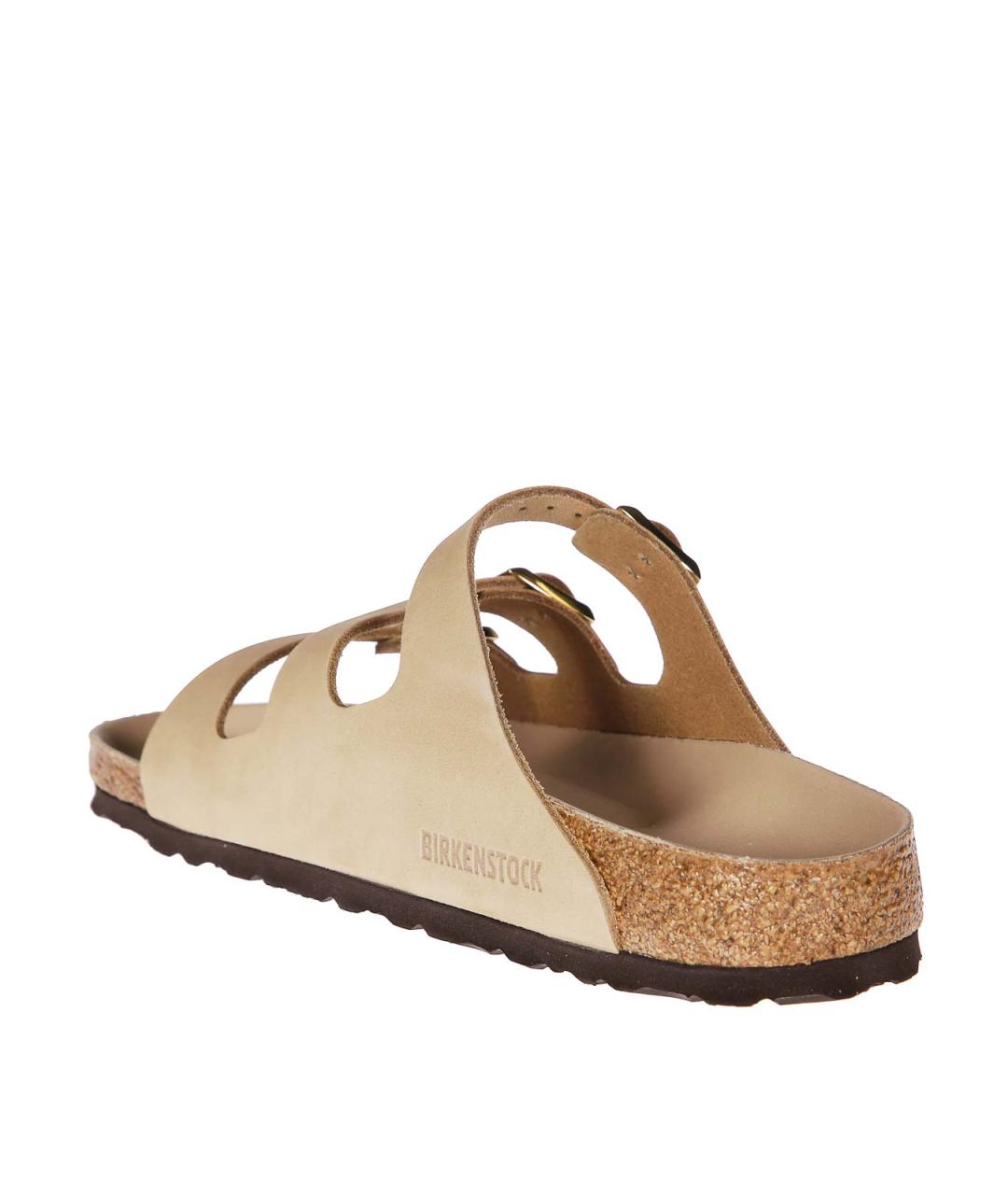 BIRKENSTOCK Бежевые шлепанцы, фото 3
