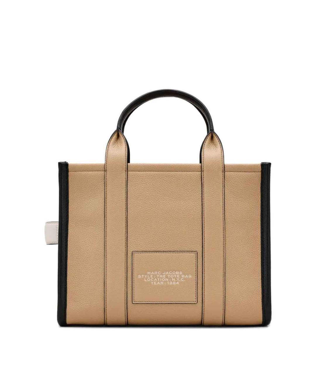 MARC JACOBS Коричневая кожаная сумка тоут, фото 2