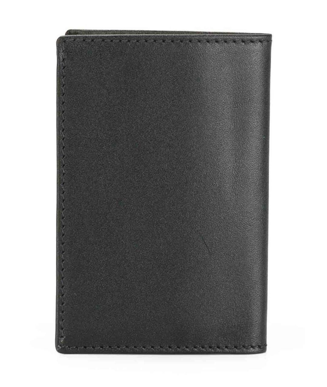 COMME DES GARÇONS WALLET Черный кожаный кошелек, фото 3