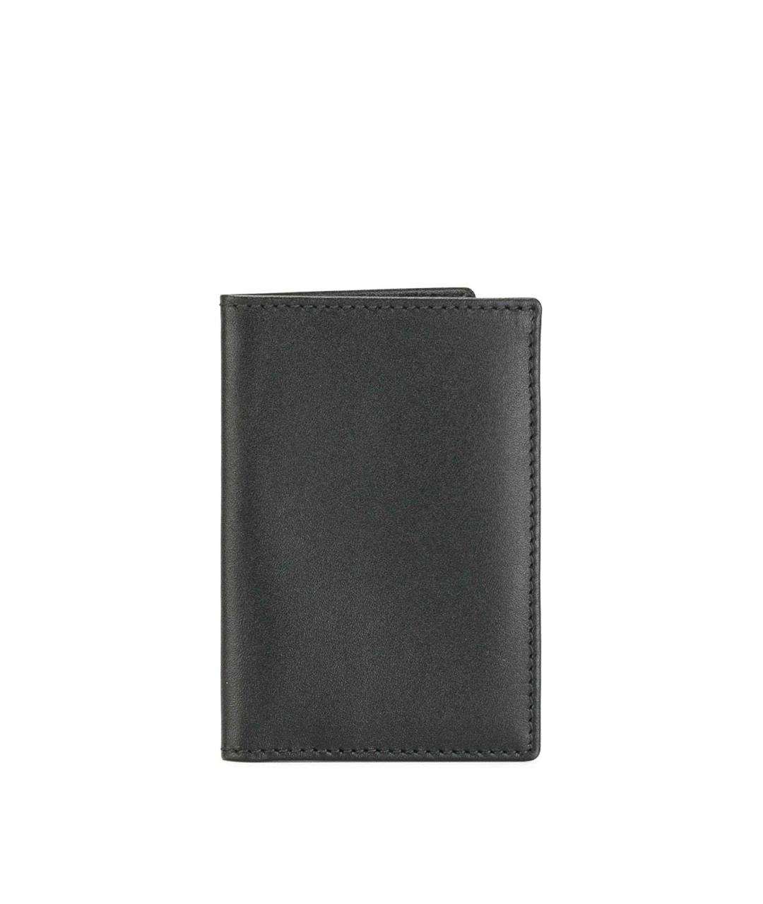 COMME DES GARÇONS WALLET Черный кожаный кошелек, фото 1