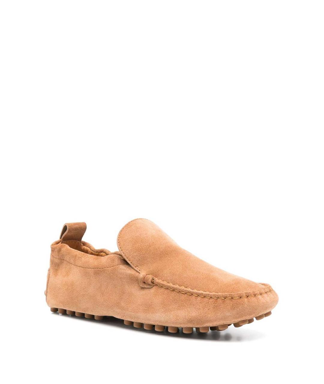 TOD'S Коричневые замшевые лоферы, фото 2