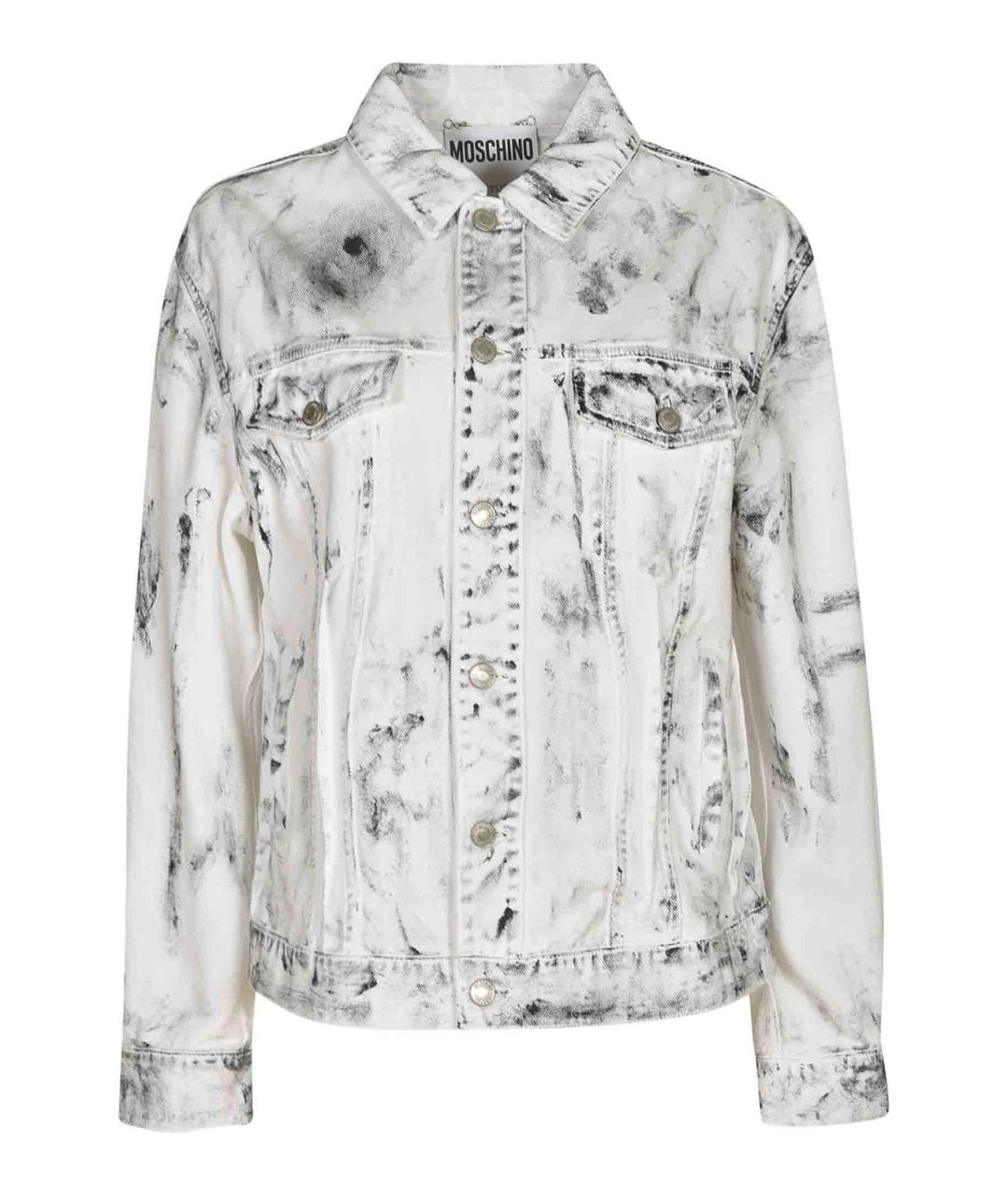 MOSCHINO Серая деним куртка, фото 1