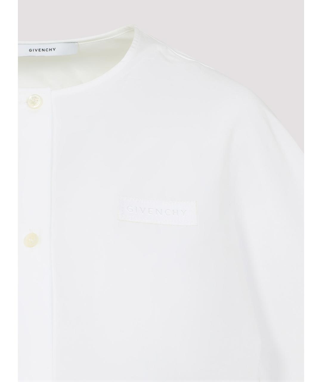 GIVENCHY Белая хлопковая рубашка, фото 3