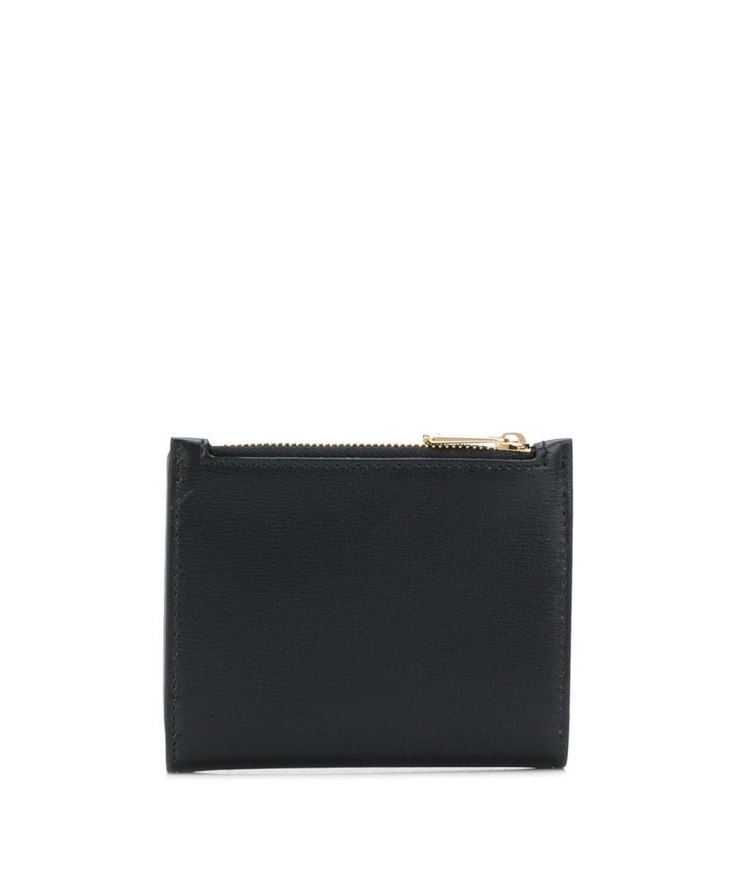 FERRAGAMO Черный кожаный кошелек, фото 2
