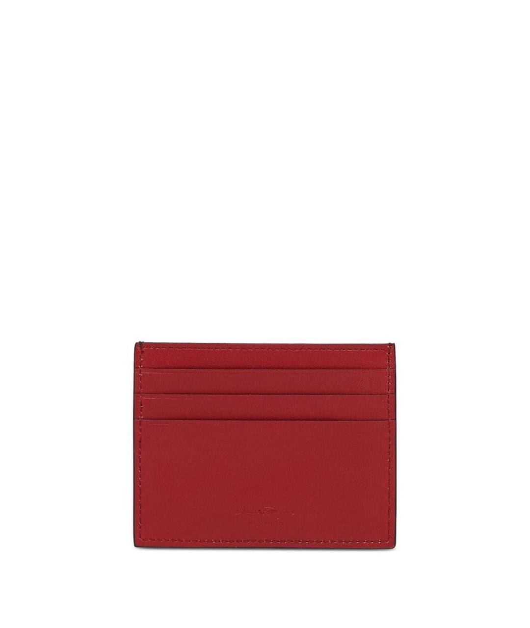 FERRAGAMO Черный кожаный кардхолдер, фото 2