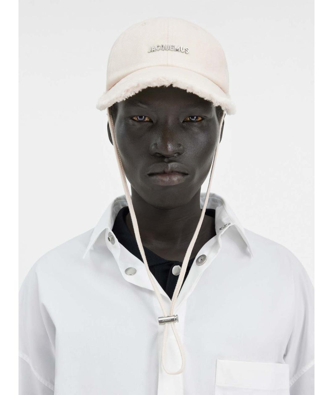 JACQUEMUS Бежевая хлопковая кепка/бейсболка, фото 2
