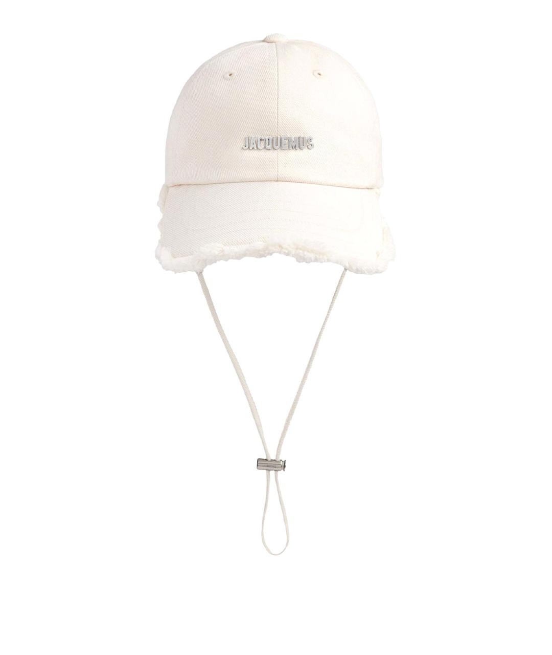 JACQUEMUS Бежевая хлопковая кепка/бейсболка, фото 1