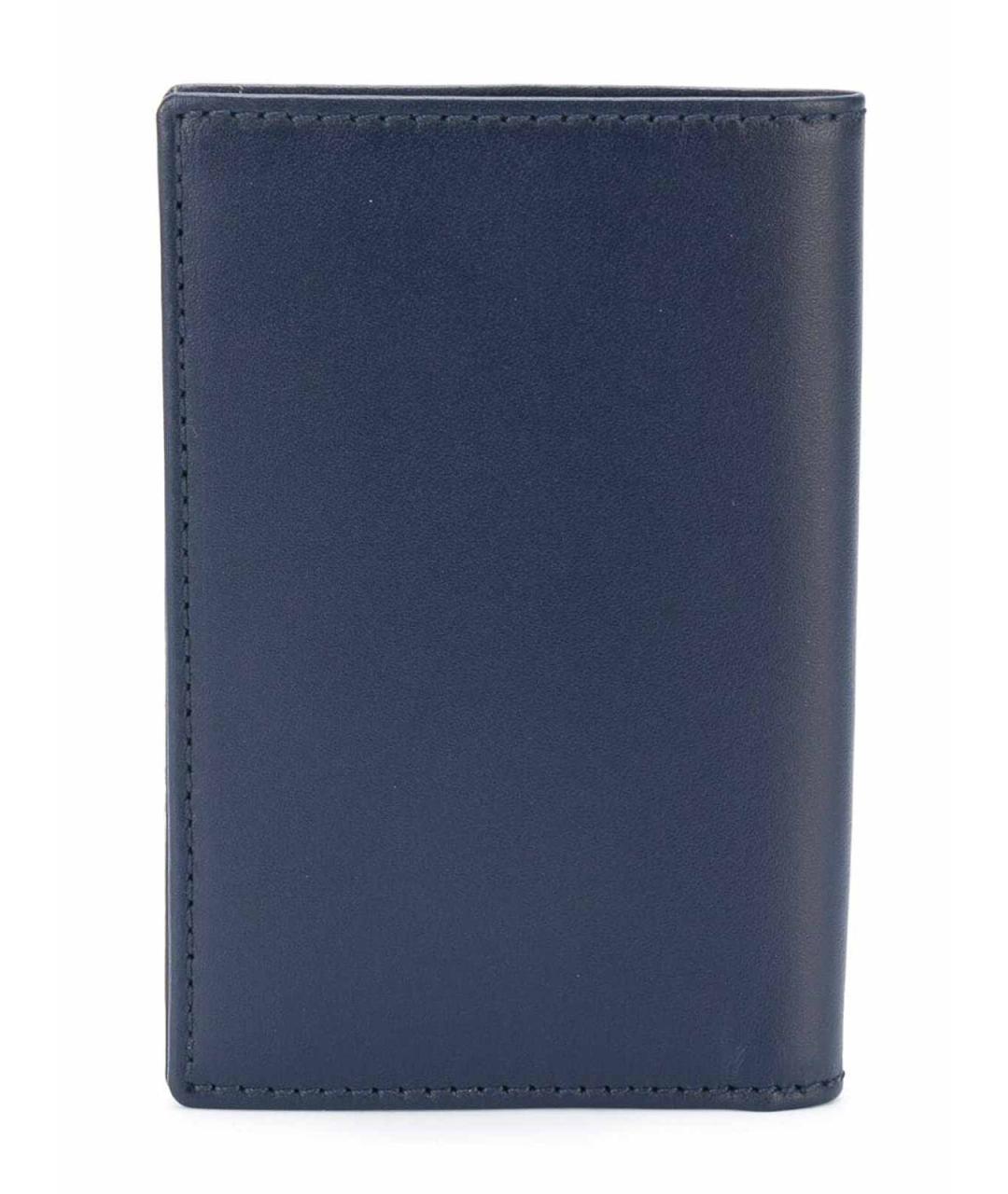 COMME DES GARÇONS WALLET Синий кожаный кошелек, фото 3