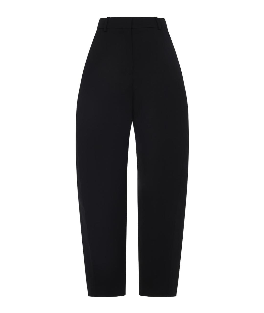GIVENCHY Черные шерстяные прямые брюки, фото 1