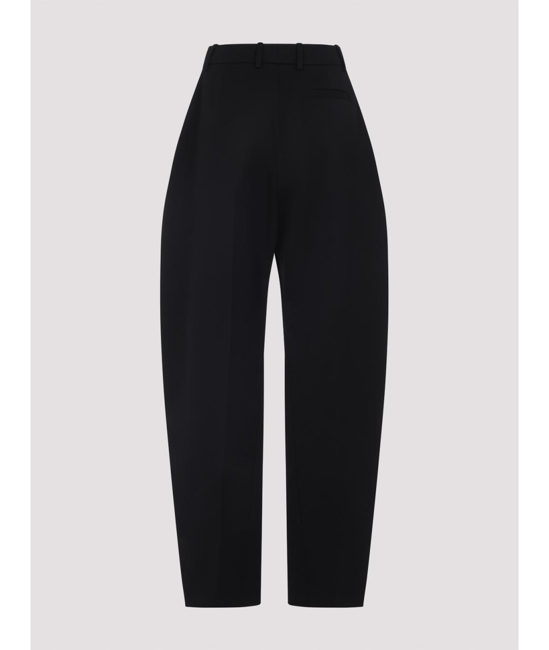 GIVENCHY Черные шерстяные прямые брюки, фото 2