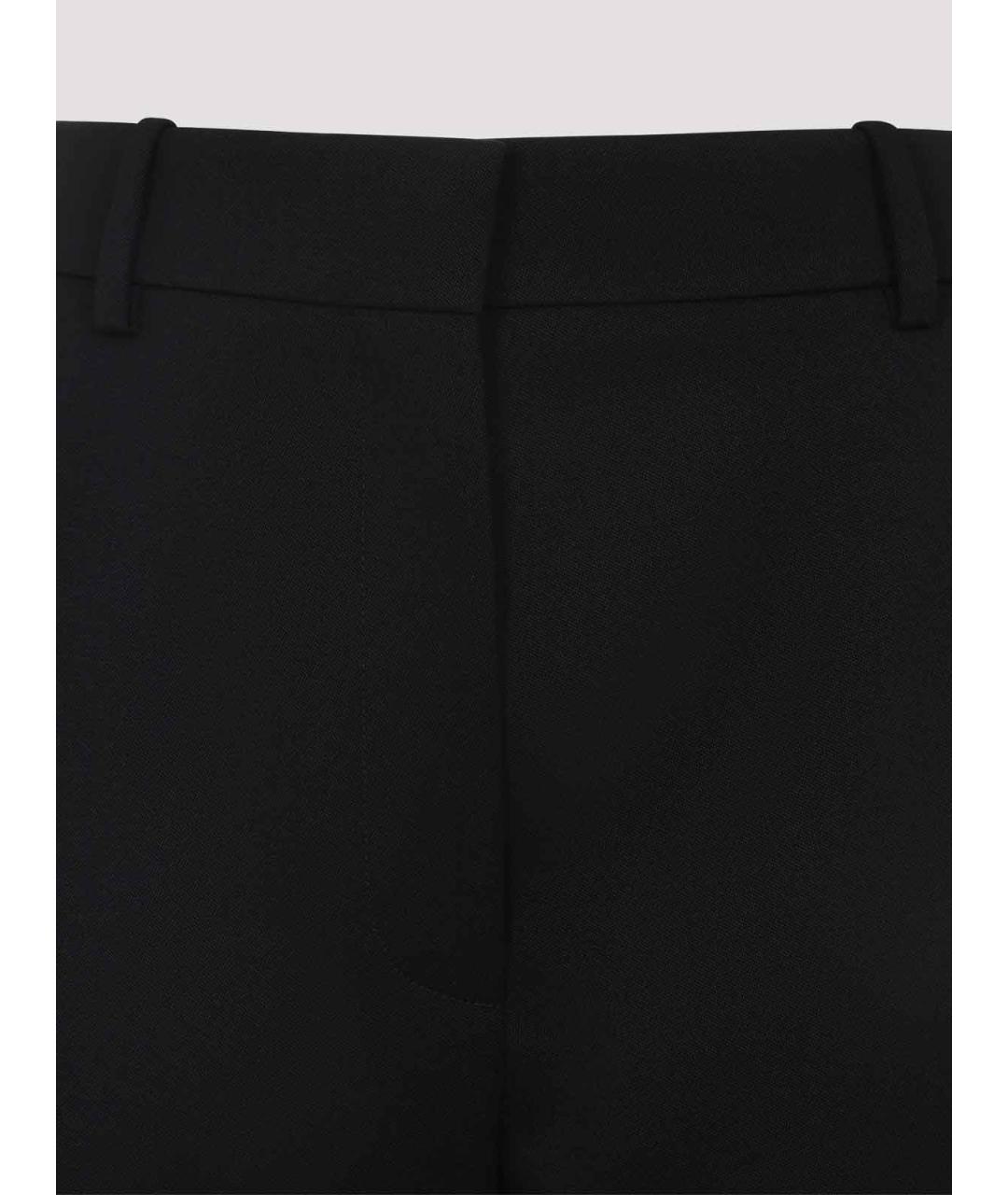 GIVENCHY Черные шерстяные прямые брюки, фото 3