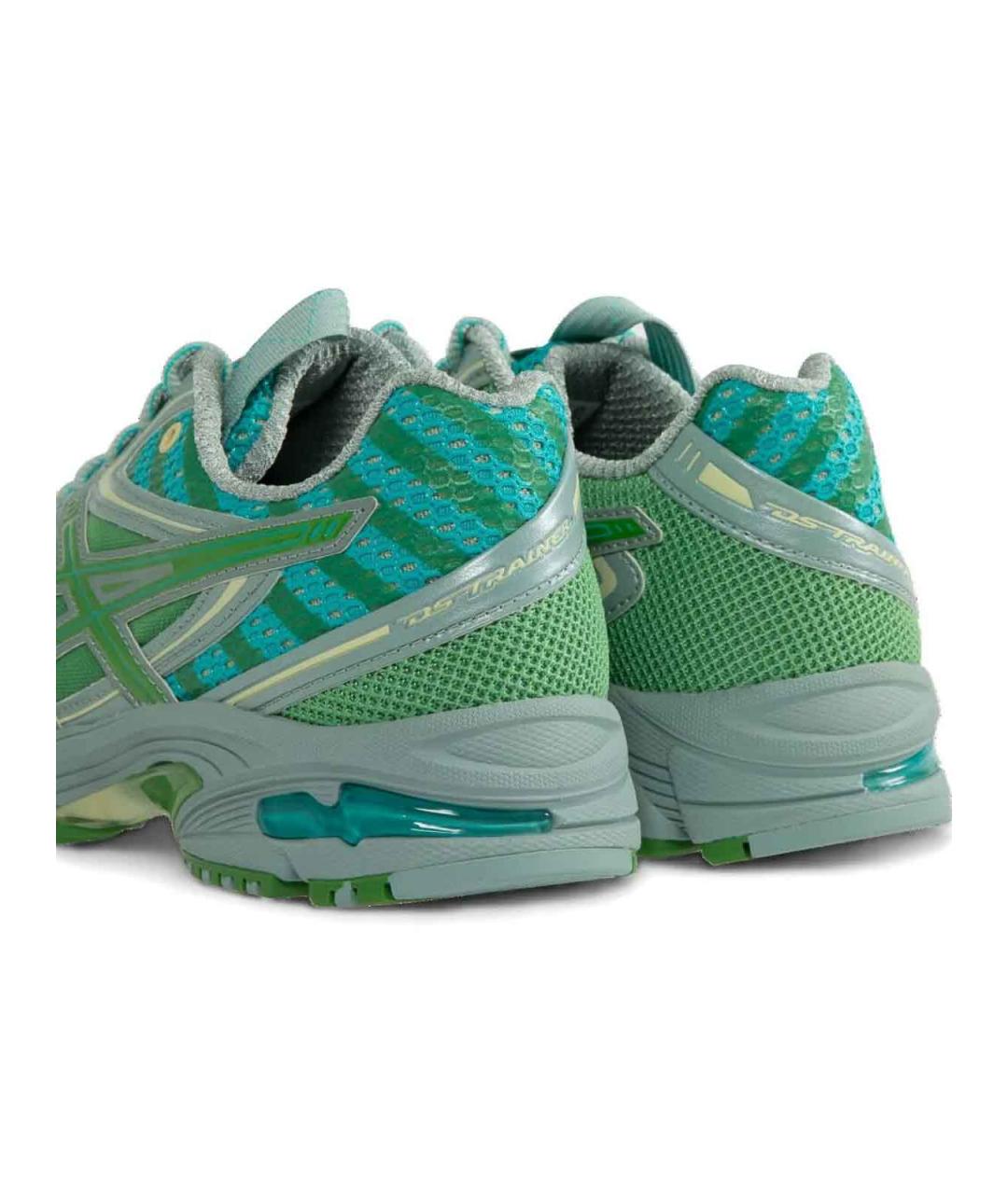 ASICS Зеленые текстильные низкие кроссовки / кеды, фото 2