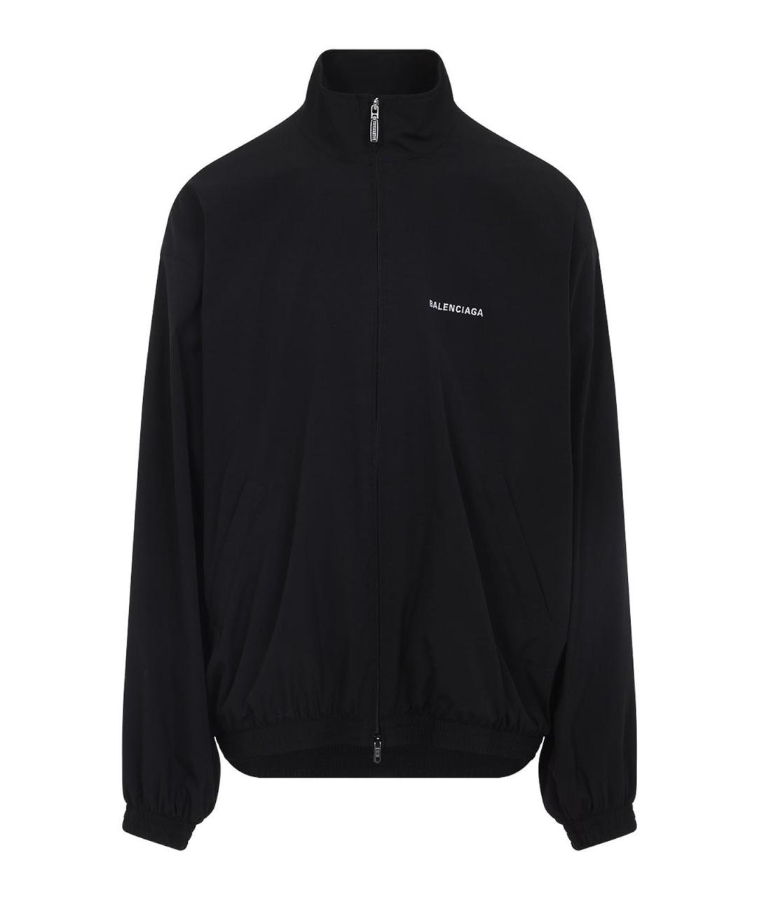 BALENCIAGA Черная полиэстеровая куртка, фото 1