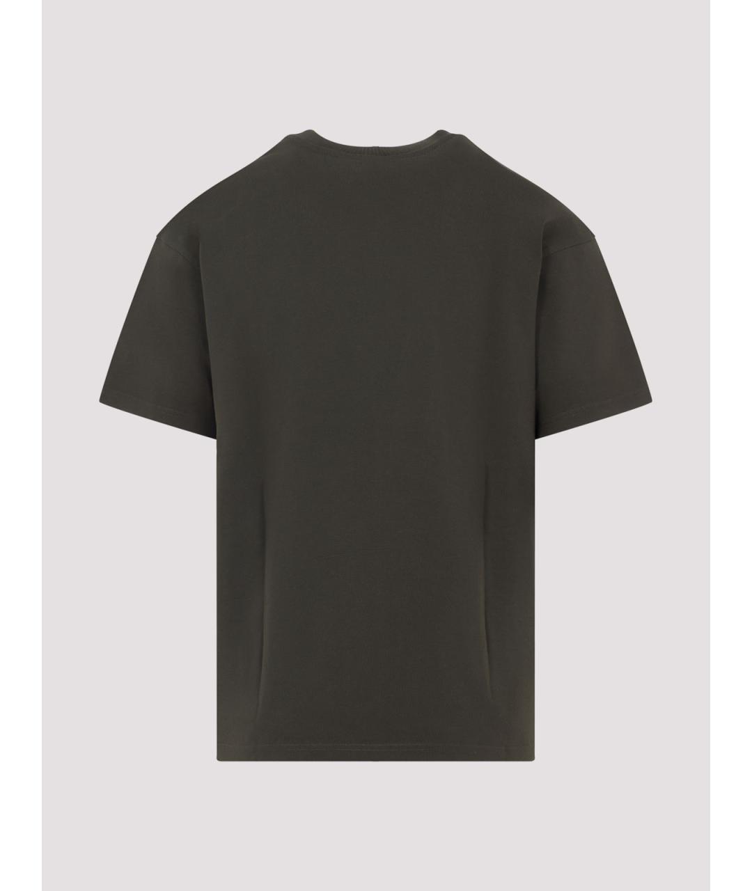 GIVENCHY Хаки хлопковая футболка, фото 2