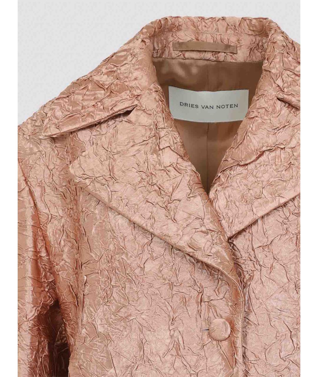 DRIES VAN NOTEN Розовая вискозная куртка, фото 4