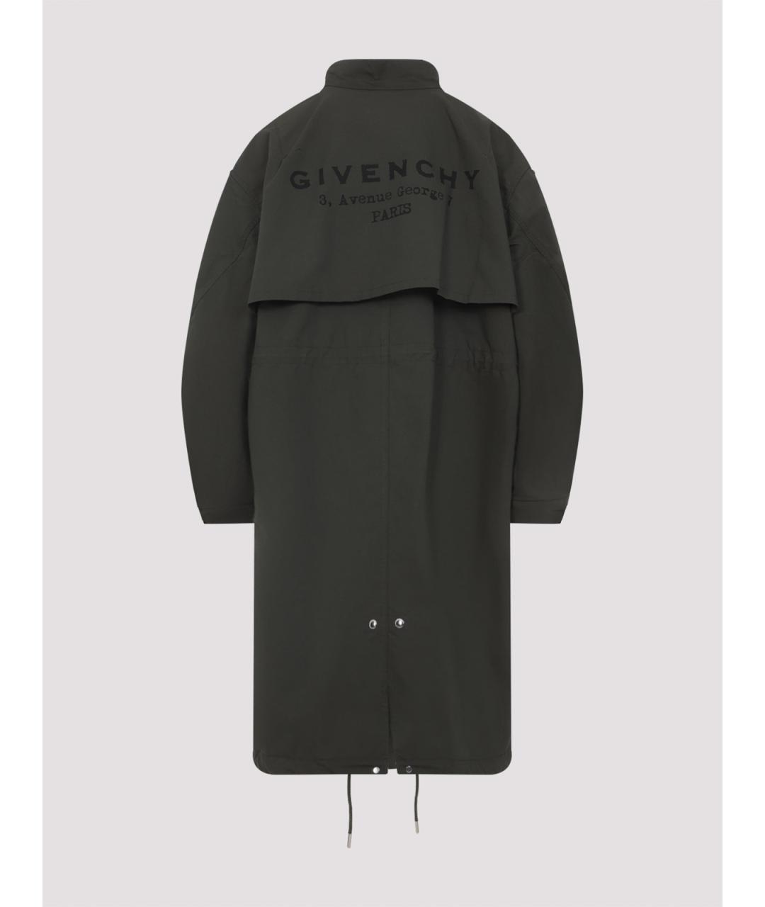 GIVENCHY Зеленая хлопковая парка, фото 2