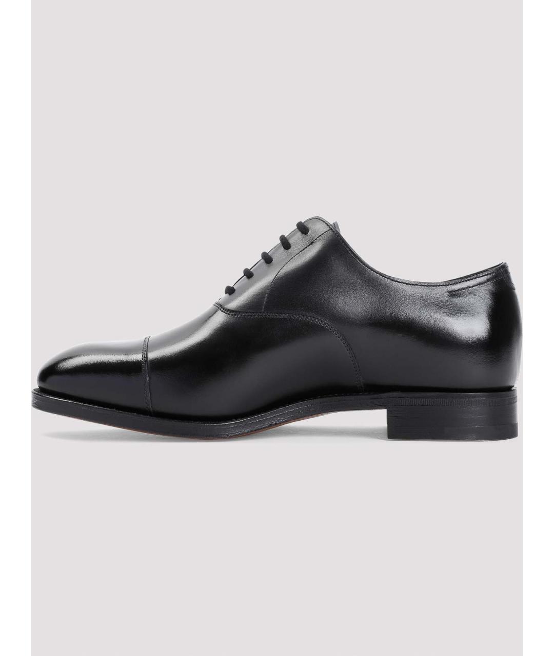 JOHN LOBB Черные кожаные туфли, фото 2