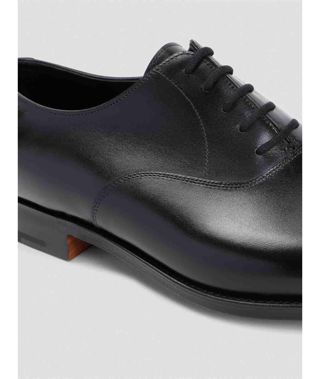 JOHN LOBB Черные кожаные туфли, фото 4