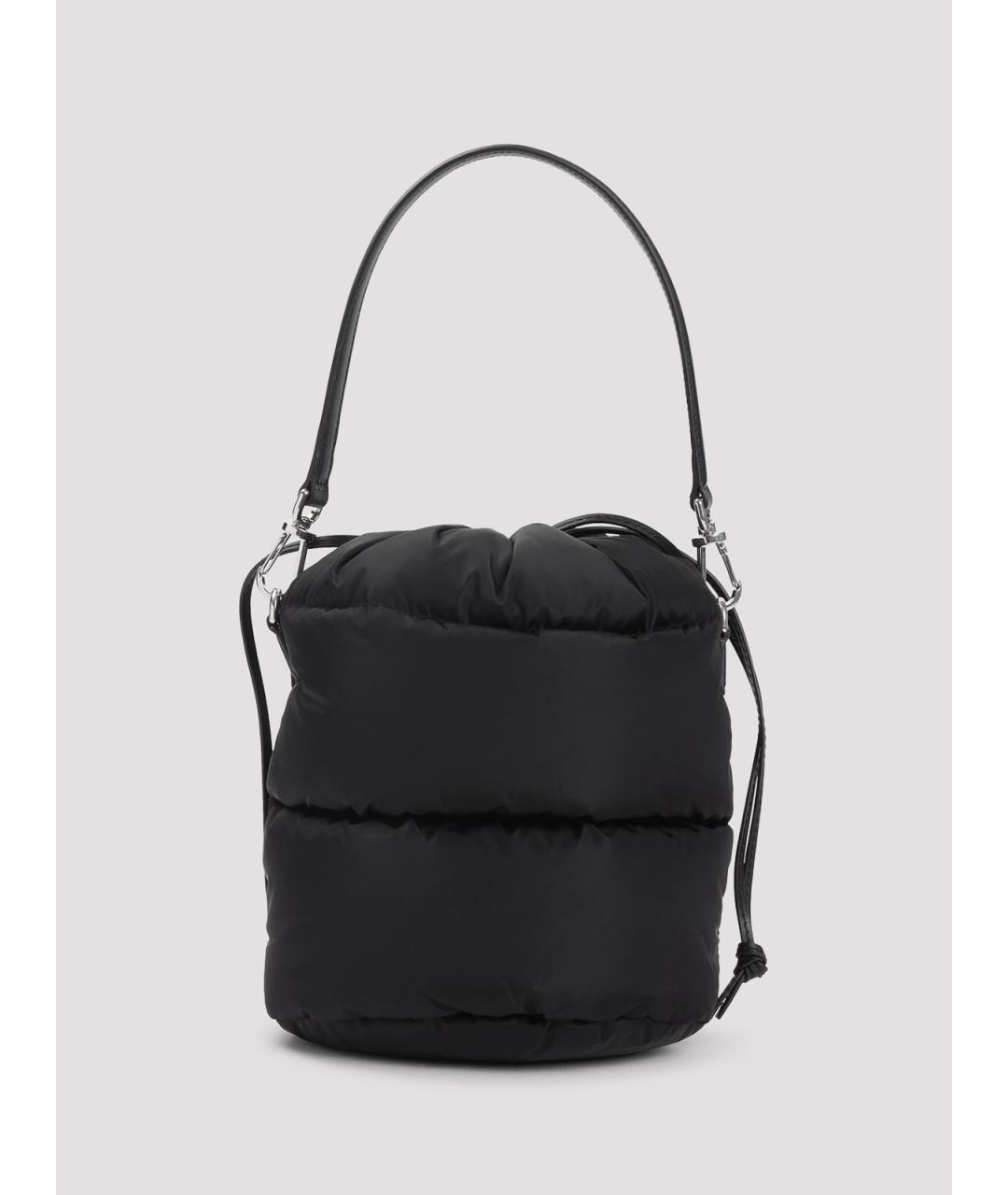 MONCLER Черная тканевая сумка через плечо, фото 2