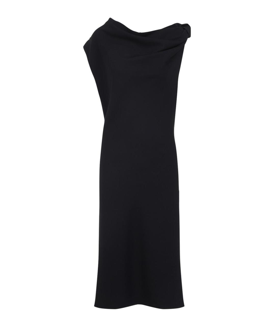Carven Темно-синее шерстяное вечернее платье, фото 1