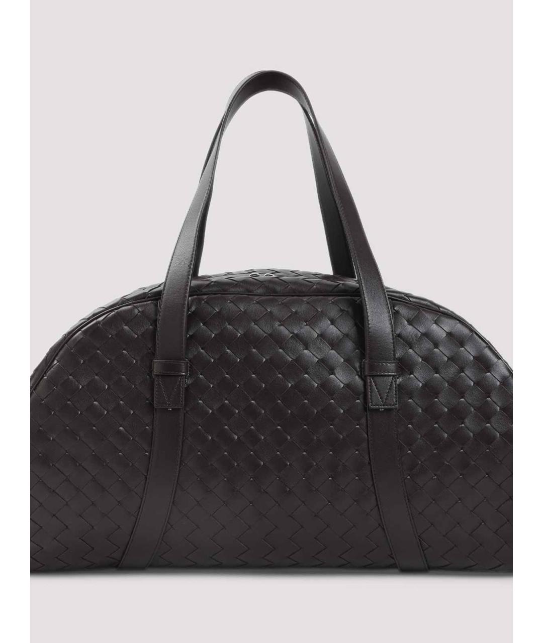 BOTTEGA VENETA Коричневая кожаная сумка тоут, фото 2