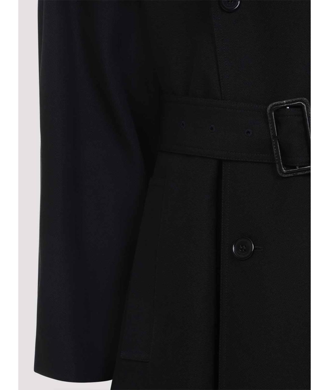 SAINT LAURENT Черная шерстяная куртка, фото 3
