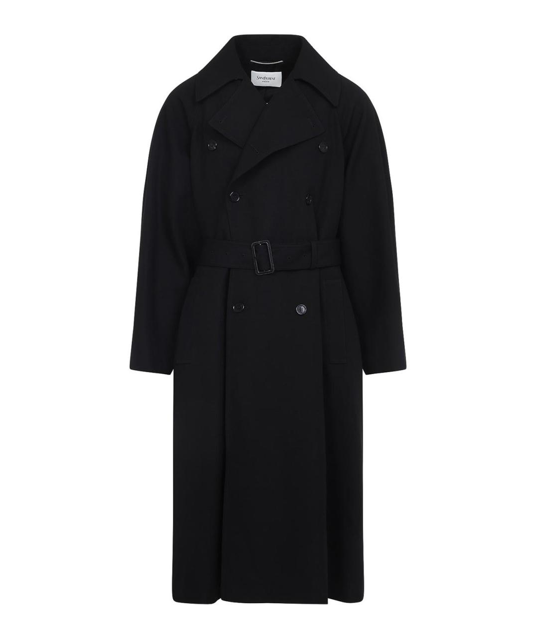 SAINT LAURENT Черная шерстяная куртка, фото 1