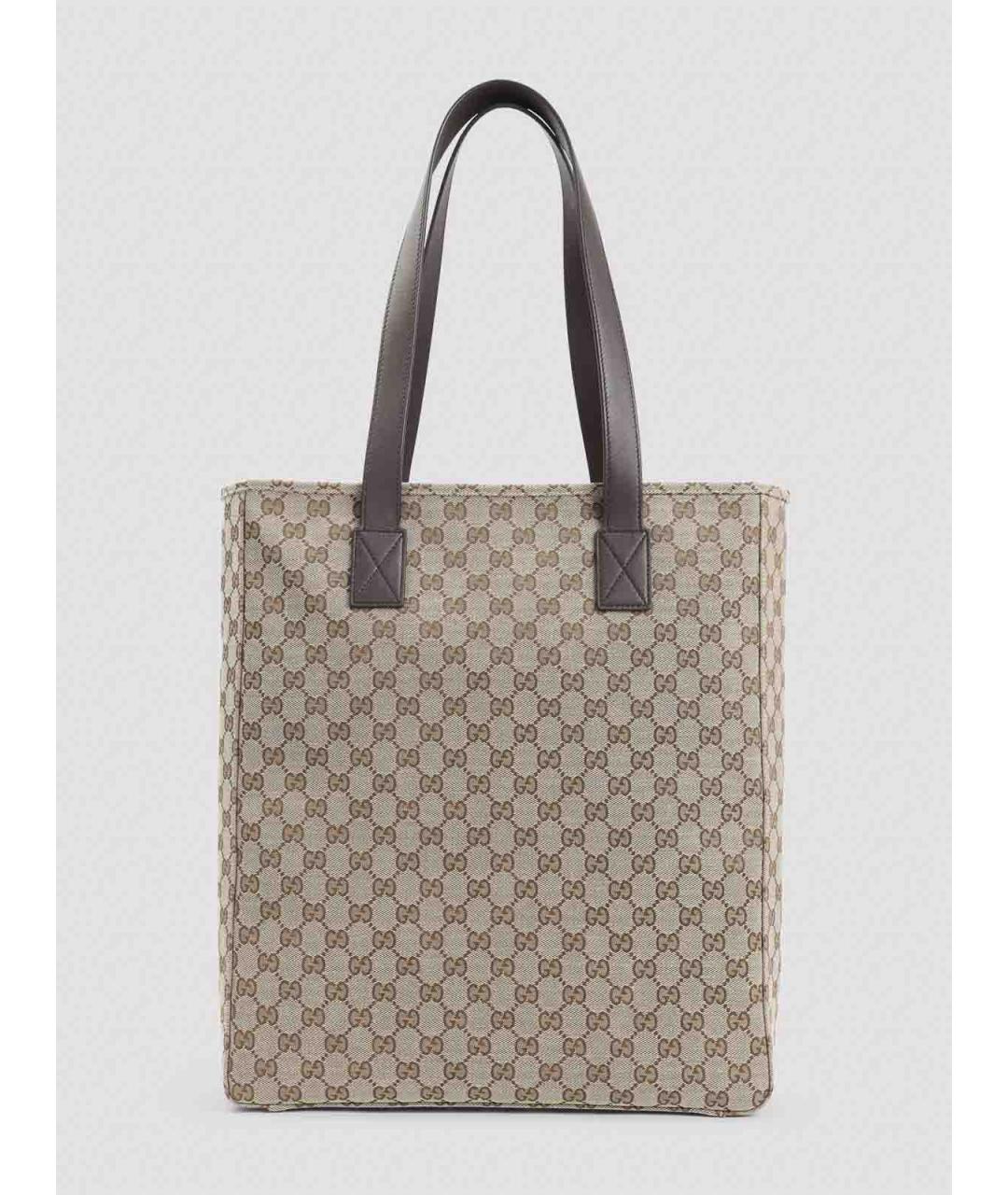 GUCCI Бежевая сумка тоут, фото 2