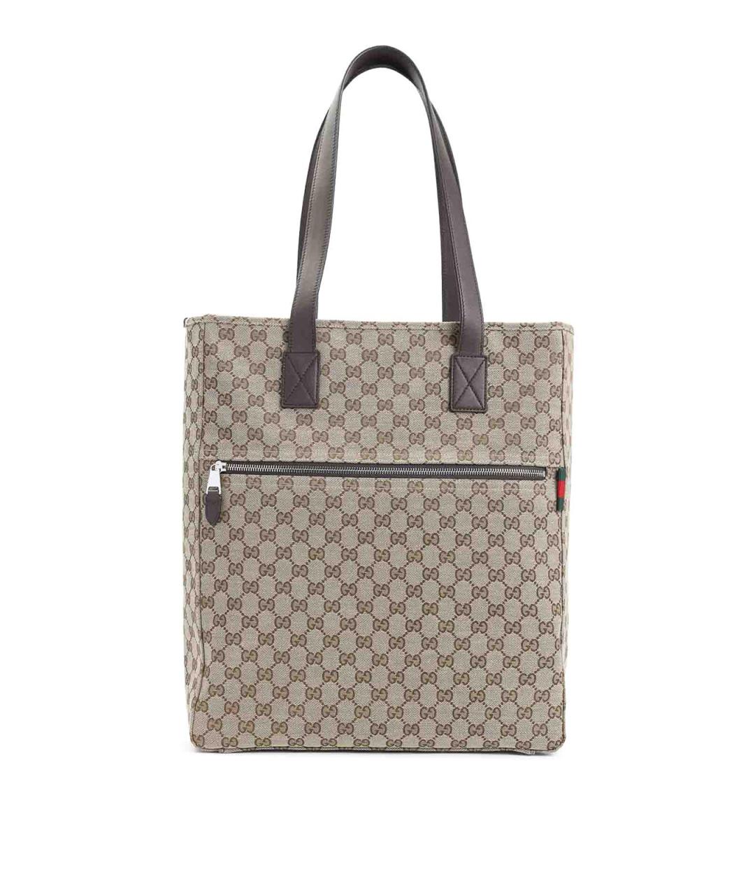 GUCCI Бежевая сумка тоут, фото 1
